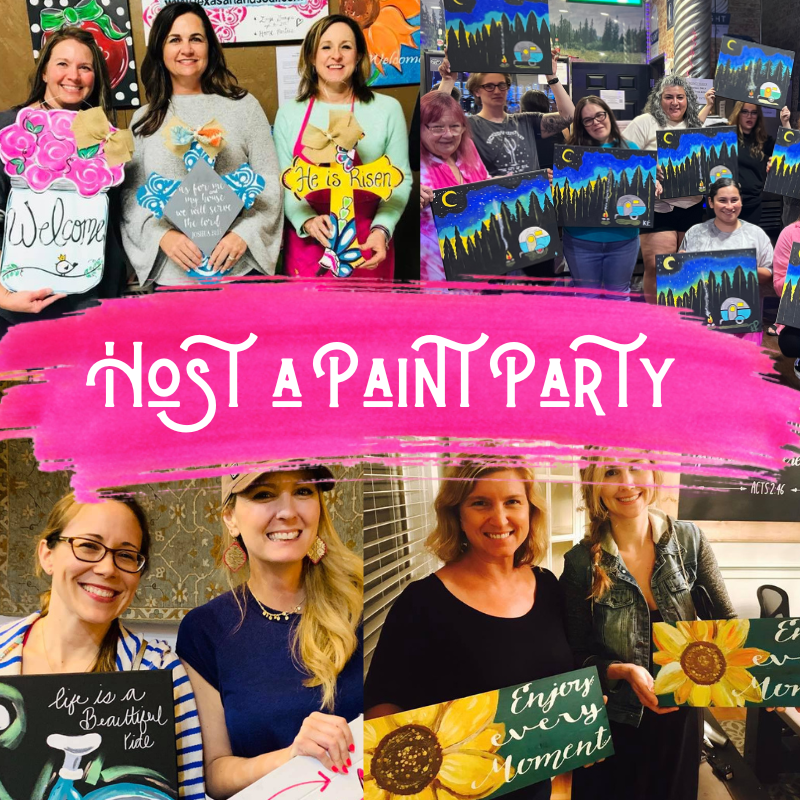HOST A PAINT PARTY!!