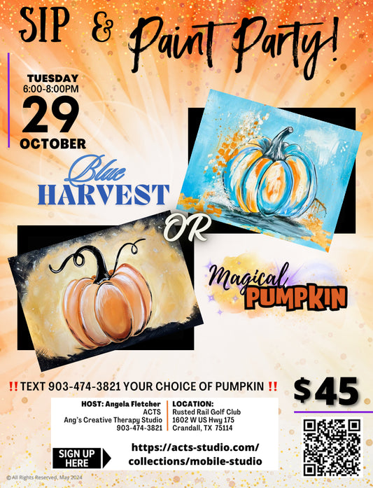 Rusted Rail Golf Club - Pumpkin Paint Party