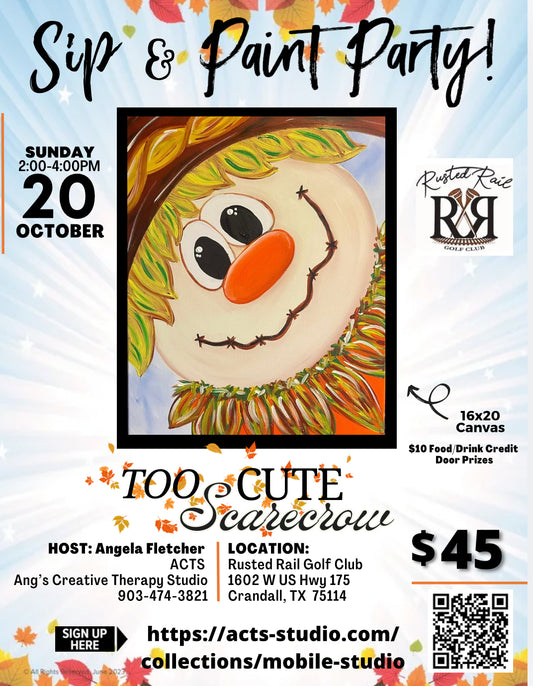 Rusted Rail Golf Club - Scarecrow Paint Party